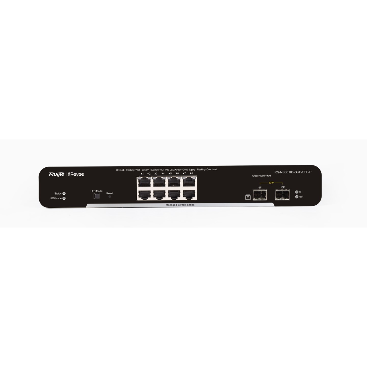 SWITCH POE GER.(L2) 8 P.GE+2 P.SFP